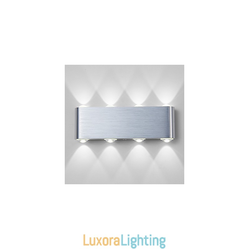 Designer Touch Decorative Modern Light Aluminum Flush Mount Wall Lamp Integrated