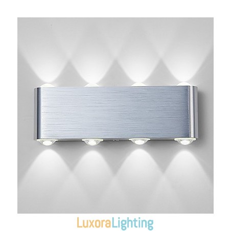 Designer Touch Decorative Modern Light Aluminum Flush Mount Wall Lamp Integrated
