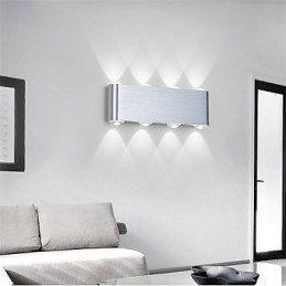 Designer Touch Decorative Modern Light Aluminum Flush Mount Wall Lamp Integrated