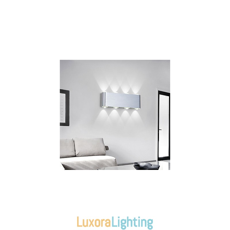 Designer Touch Decorative Modern Light Aluminum Flush Mount Wall Lamp Integrated