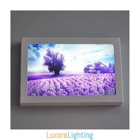 Designer Touch Decorative Integrated Modern Contemporary Modern Comtemporary Painting Feature for Ambient Light Wall Sconces