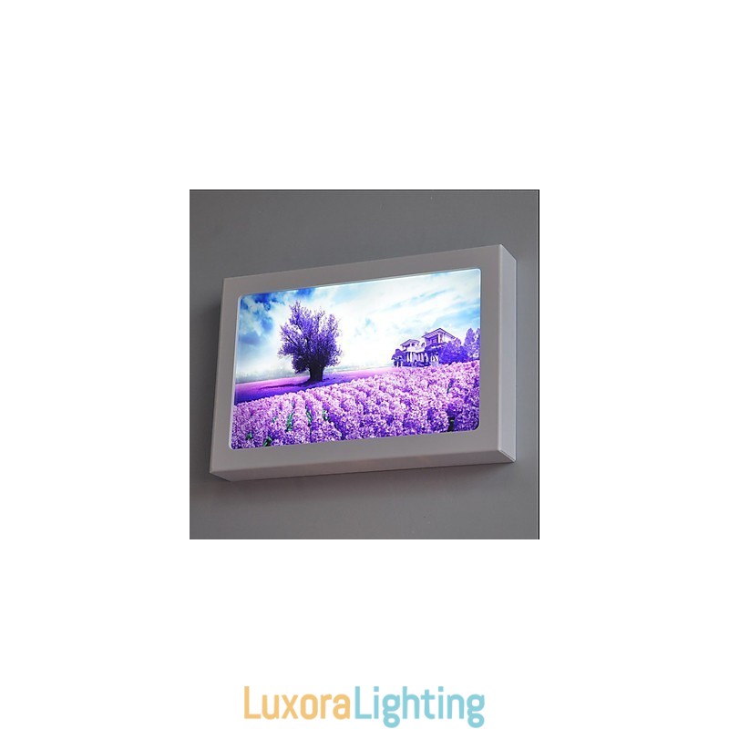 Designer Touch Decorative Integrated Modern Contemporary Modern Comtemporary Painting Feature for Ambient Light Wall Sconces