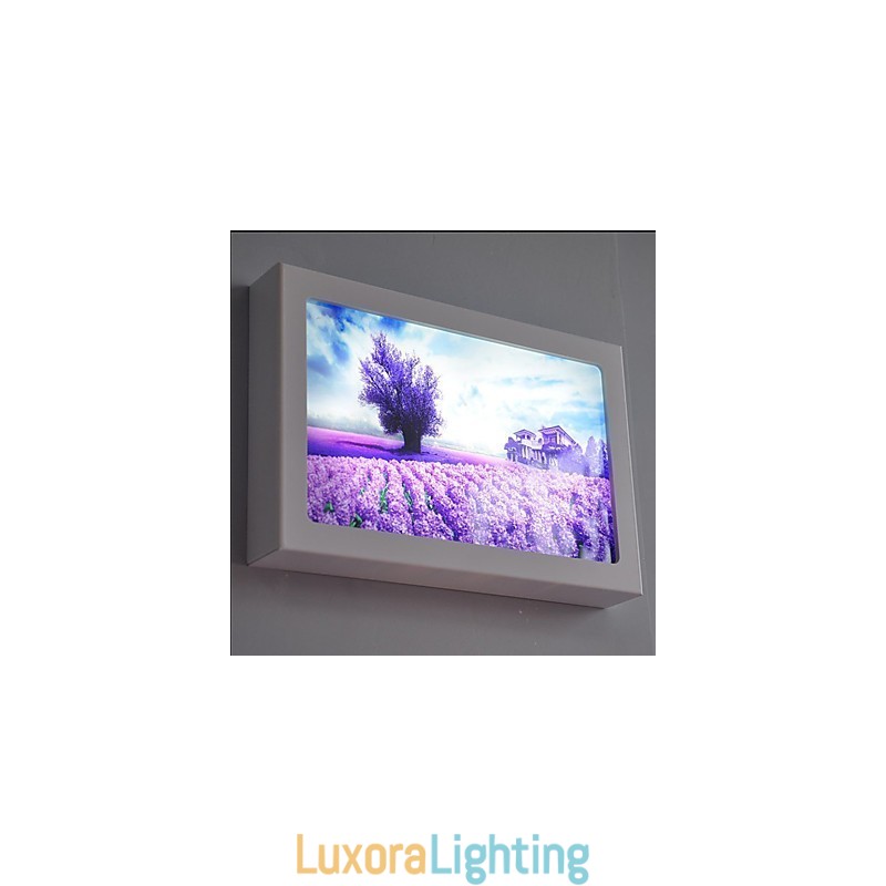 Designer Touch Decorative Integrated Modern Contemporary Modern Comtemporary Painting Feature for Ambient Light Wall Sconces