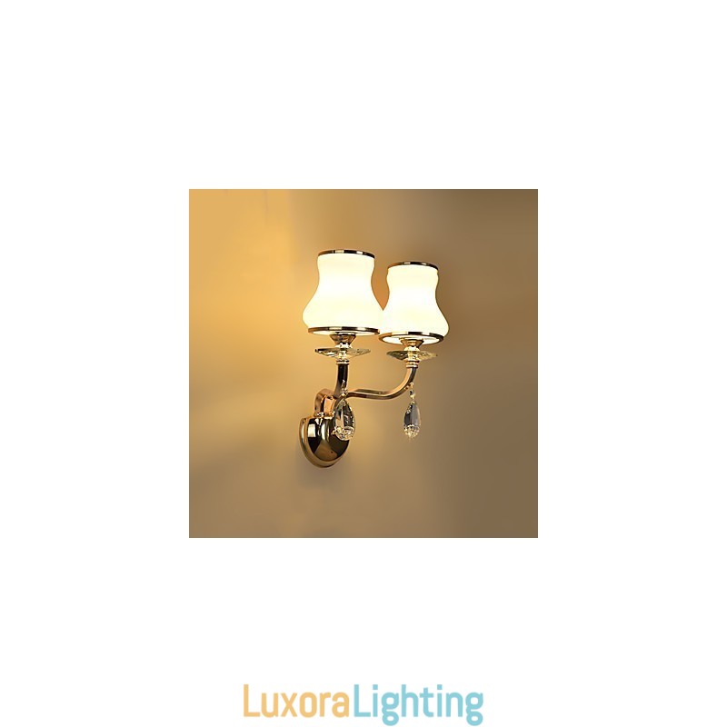 Designer Touch Decorative Modern Contemporary Electroplated Feature for Crystal Ambient Light Wall Sconces Wall Light