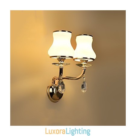 Designer Touch Decorative Modern Contemporary Electroplated Feature for Crystal Ambient Light Wall Sconces Wall Light