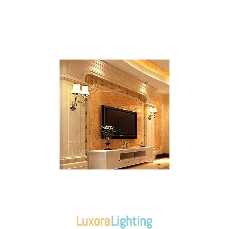 Designer Touch Decorative Modern Contemporary Electroplated Feature for Crystal Ambient Light Wall Sconces Wall Light