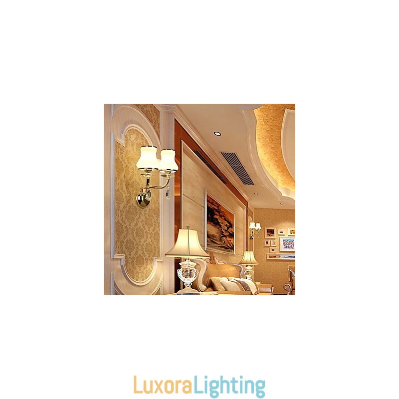 Designer Touch Decorative Modern Contemporary Electroplated Feature for Crystal Ambient Light Wall Sconces Wall Light