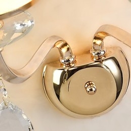 Designer Touch Decorative Modern Contemporary Electroplated Feature for Crystal Ambient Light Wall Sconces Wall Light