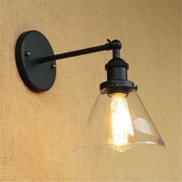 Designer Touch Decorative Country Retro Electroplated Feature for Mini Style Eye Protection Ambient Light Wall Sconces
