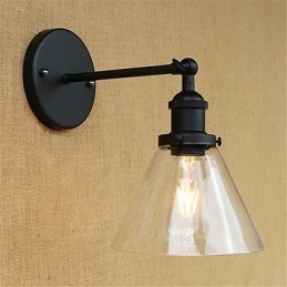Designer Touch Decorative Country Retro Electroplated Feature for Mini Style Eye Protection Ambient Light Wall Sconces