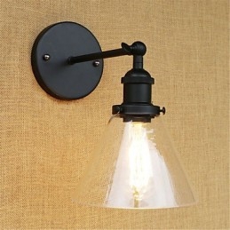 Designer Touch Decorative Country Retro Electroplated Feature for Mini Style Eye Protection Ambient Light Wall Sconces