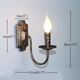 Designer Touch Decorative Antique Wall Lamp Candle Shape Simple Corridor Balcony Lamp Wall Lamp