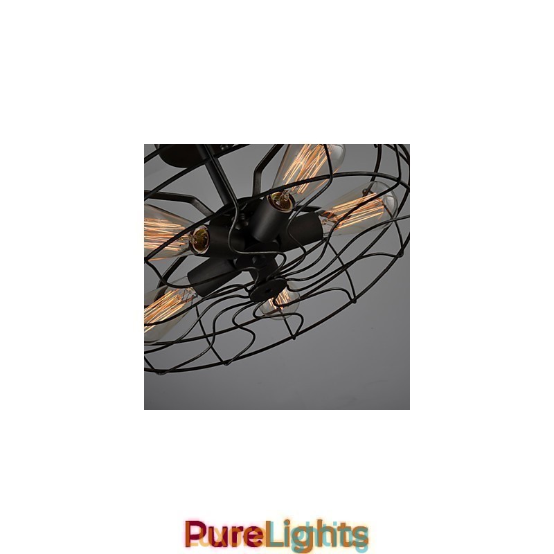 Designer Touch Decorative The American Country Industrial Lamp Personalized Lamp European Retro Fan Ceiling Lamps