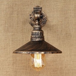 Designer Touch Decorative Rustic Lodge Country Retro Painting Feature for Mini Style Ambient Light Wall Sconces Wall