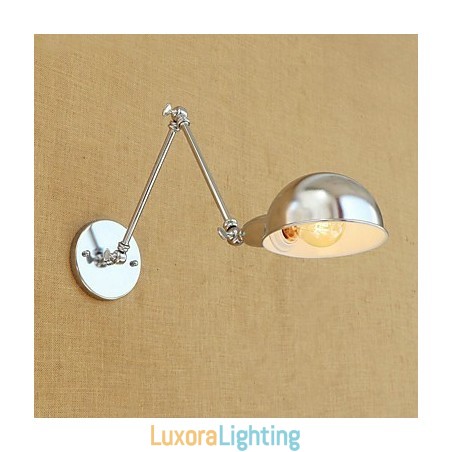 Designer Touch Decorative Modern Contemporary Retro Electroplated Feature for Swing Arm Eye Protection Ambient Light