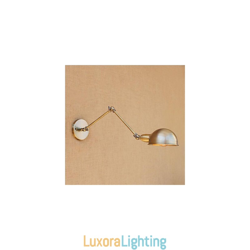 Designer Touch Decorative Modern Contemporary Retro Electroplated Feature for Swing Arm Eye Protection Ambient Light