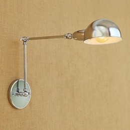 Designer Touch Decorative Modern Contemporary Retro Electroplated Feature for Swing Arm Eye Protection Ambient Light