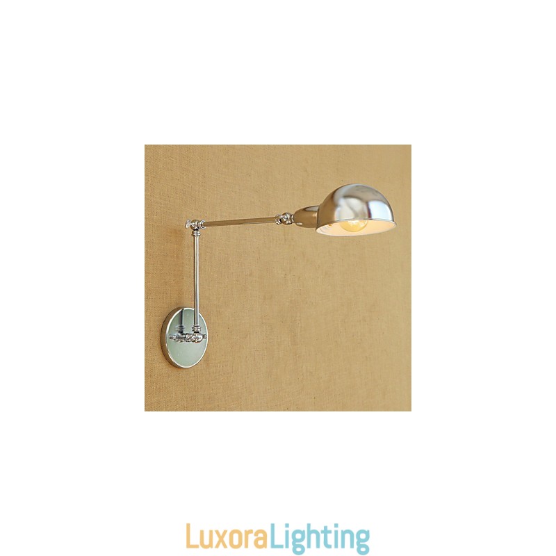 Designer Touch Decorative Modern Contemporary Retro Electroplated Feature for Swing Arm Eye Protection Ambient Light