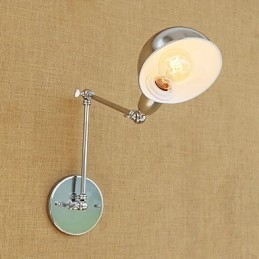 Designer Touch Decorative Modern Contemporary Retro Electroplated Feature for Swing Arm Eye Protection Ambient Light