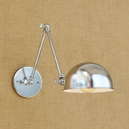 Designer Touch Decorative Modern Contemporary Retro Electroplated Feature for Swing Arm Eye Protection Ambient Light