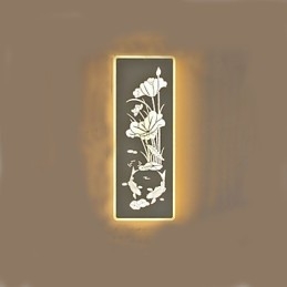 Designer Touch Decorative Integrated Modern Contemporary Modern Comtemporary Painting Feature for Ambient Light Wall Sconces