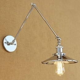 Designer Touch Decorative Rustic Lodge Country Retro Electroplated Feature for Mini Style Swing Arm Ambient Light
