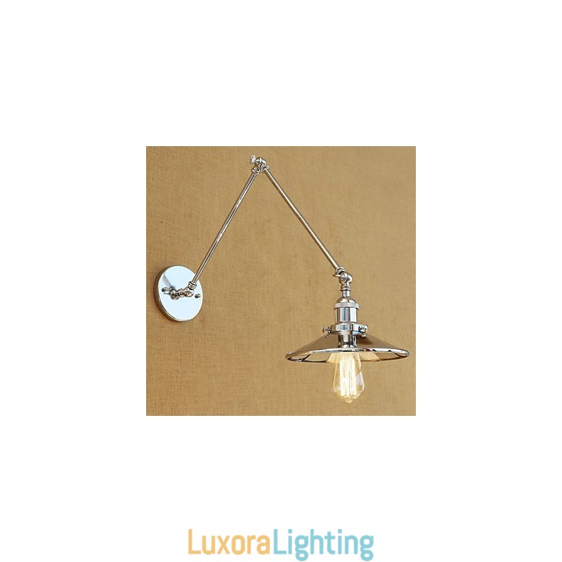 Designer Touch Decorative Rustic Lodge Country Retro Electroplated Feature for Mini Style Swing Arm Ambient Light
