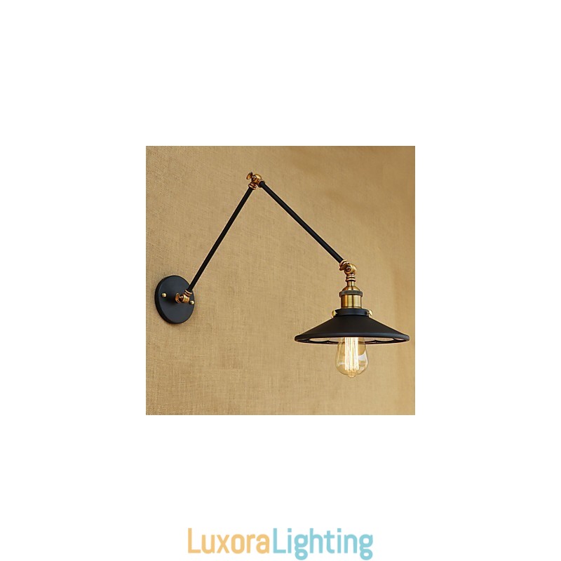 Designer Touch Decorative Rustic Lodge Country Retro Electroplated Feature for Mini Style Swing Arm Ambient Light