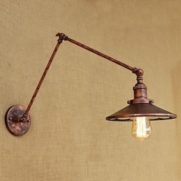 Designer Touch Decorative Rustic Lodge Country Retro Electroplated Feature for Mini Style Swing Arm Ambient Light