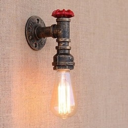 Designer Touch Decorative Country Retro Painting Feature for Mini Style Ambient Light Wall Sconces Wall Light