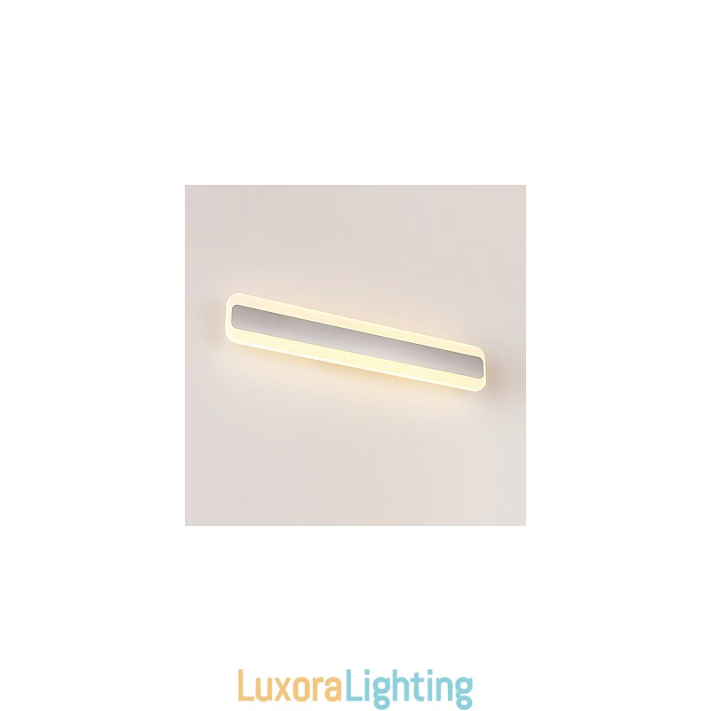 Designer Touch Decorative Integrated Modern Contemporary Chrome Feature for Ambient Light Bathroom Lighting Wall Light