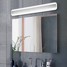 Designer Touch Decorative Integrated Modern Contemporary Chrome Feature for Ambient Light Bathroom Lighting Wall Light