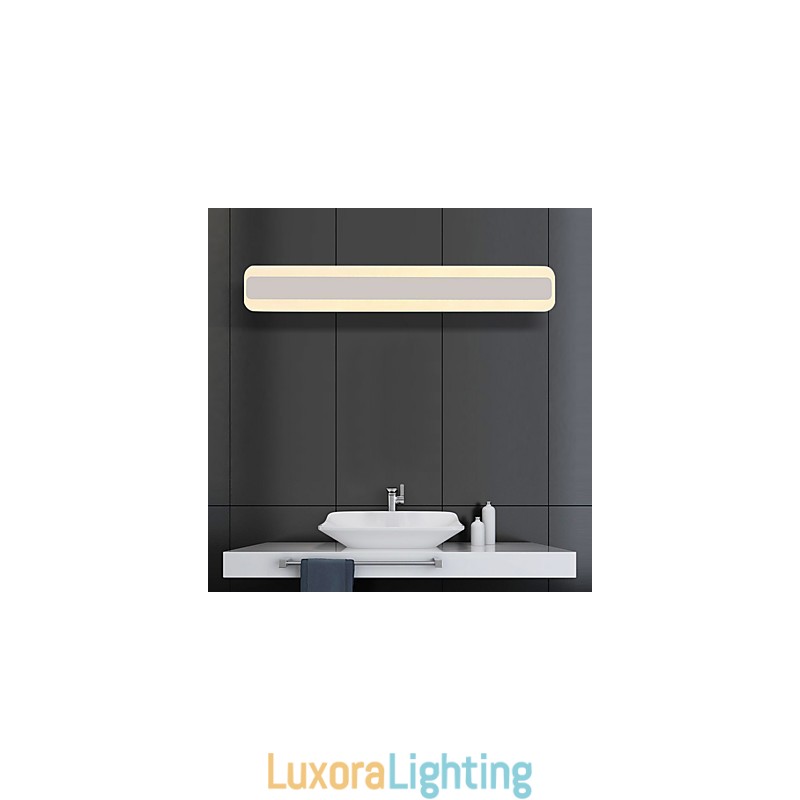 Designer Touch Decorative Integrated Modern Contemporary Chrome Feature for Ambient Light Bathroom Lighting Wall Light