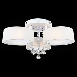 Designer Touch Decorative Modern Contemporary Crystal Painting Metal Flush Mount