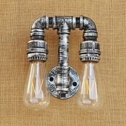 Designer Touch Decorative Country Retro Painting Feature for Swing Arm Ambient Light Wall Sconces Wall Light