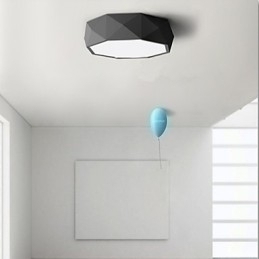 Designer Touch Decorative Geometric Ceiling Lamps White Light Concise Modern