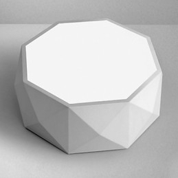 Designer Touch Decorative Geometric Ceiling Lamps White Light Concise Modern