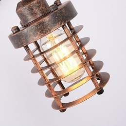 Designer Touch Decorative Industrial Retro Iron Wall Lamp Creative Personality Lift Pulley Wall Lamp