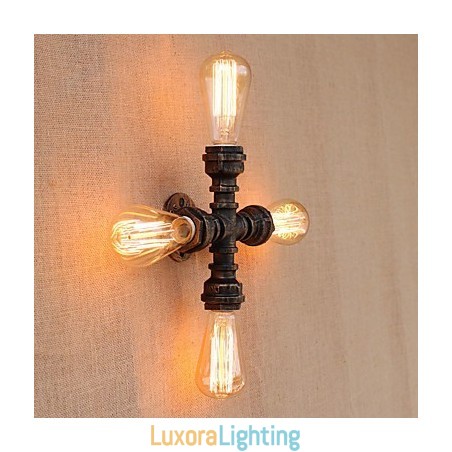 Designer Touch Decorative Country Retro Painting Feature for Mini Style Swing Arm Included Ambient Light Wall