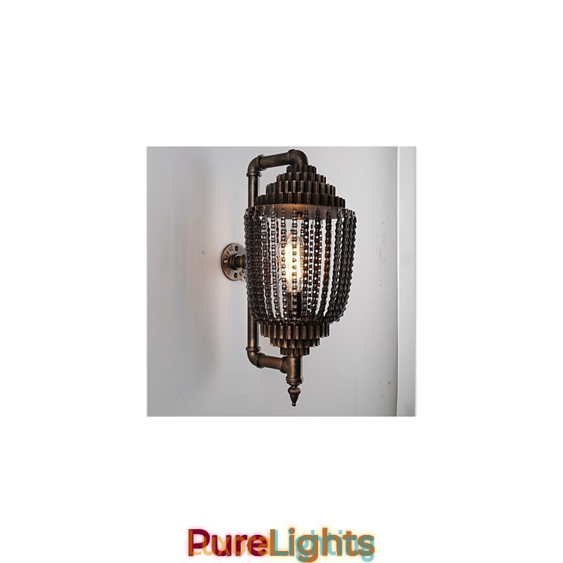 Designer Touch Decorative Vintage Iron Industrial Wind Shop Gear Lamp