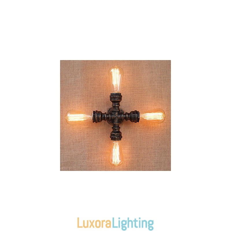 Designer Touch Decorative Country Retro Painting Feature for Mini Style Swing Arm Included Ambient Light Wall