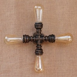 Designer Touch Decorative Country Retro Painting Feature for Mini Style Swing Arm Included Ambient Light Wall