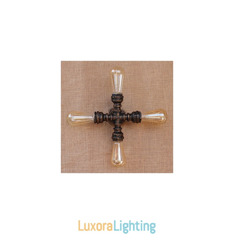 Designer Touch Decorative Country Retro Painting Feature for Mini Style Swing Arm Included Ambient Light Wall