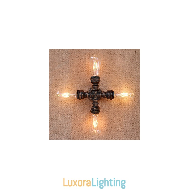 Designer Touch Decorative Country Retro Painting Feature for Mini Style Swing Arm Included Ambient Light Wall