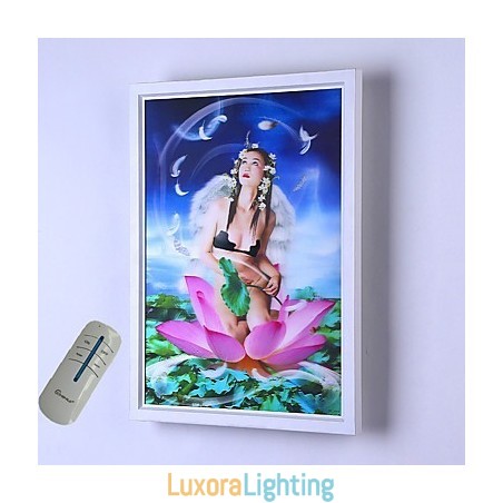 Designer Touch Decorative Integrated Modern Contemporary Modern Comtemporary Painting Feature for Ambient Light Wall Sconces