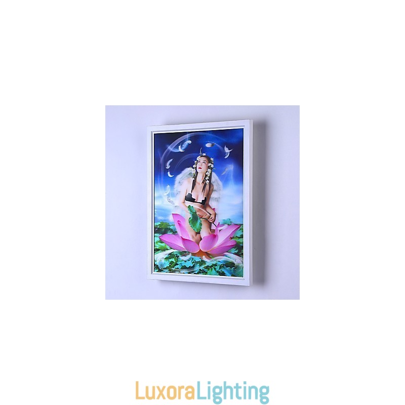 Designer Touch Decorative Integrated Modern Contemporary Modern Comtemporary Painting Feature for Ambient Light Wall Sconces