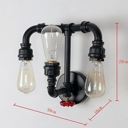 Designer Touch Decorative Rustic Lodge Modern Contemporary Country Retro Painting Feature for Mini Style Uplight Wall Sconces