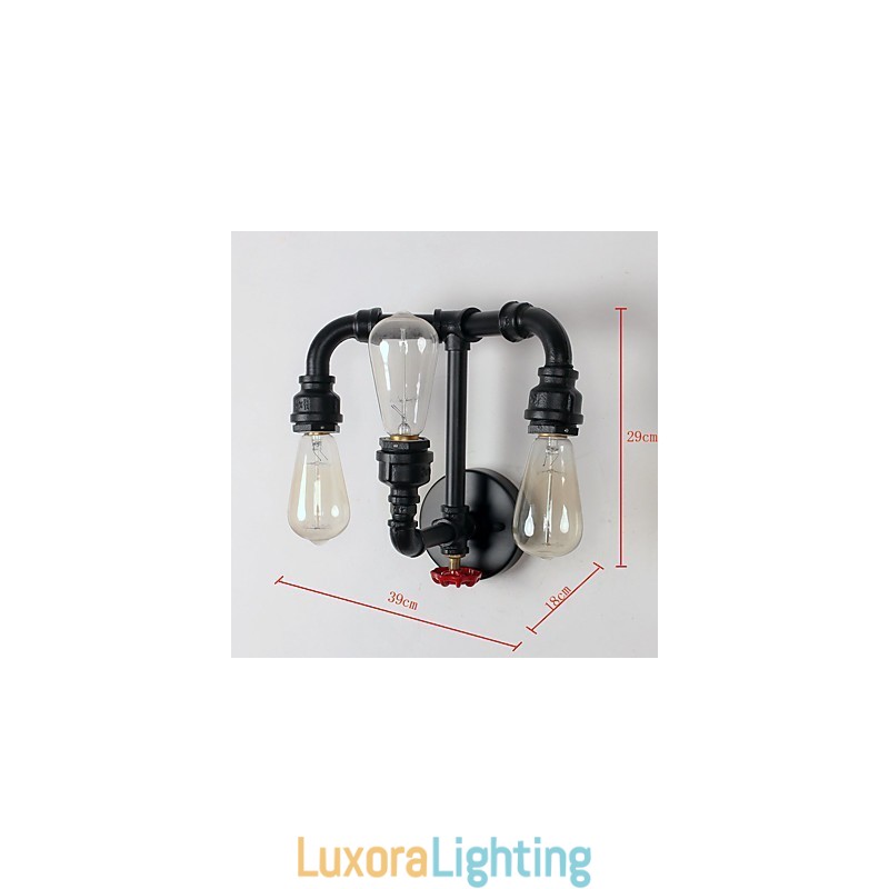 Designer Touch Decorative Rustic Lodge Modern Contemporary Country Retro Painting Feature for Mini Style Uplight Wall Sconces