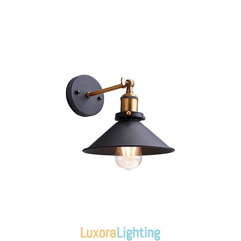 Designer Touch Decorative 2 pcs Metal Wall Sconces Industrial Wall Light Vintage Edison Simplicity Lamp for Cafe Club Bar Lighting