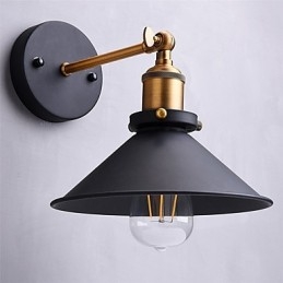 Designer Touch Decorative 2 pcs Metal Wall Sconces Industrial Wall Light Vintage Edison Simplicity Lamp for Cafe Club Bar Lighting